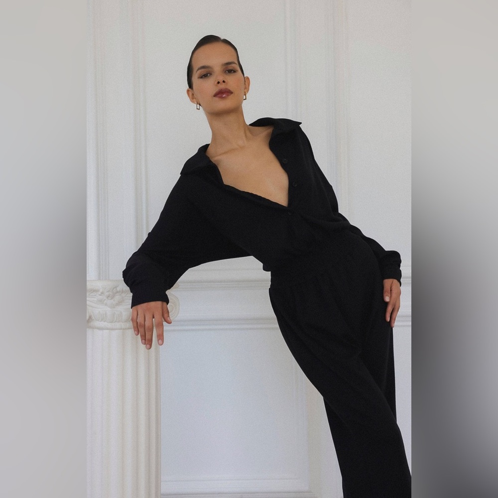 Sur La Cote Black Aspen Jumpsuit